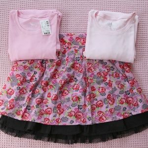 Girls Skirt / Shirt Outfit (bundle of 3 items)